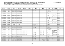 ツートン組み合わせ メーカー カラー1 カラー2 カラー3 カラー4