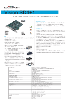 RGB-SD4+1 リアルタイムSD/HDキャプチャカード