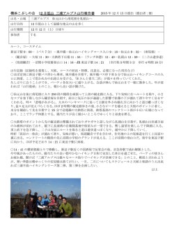 横浜こぶしの会 12 月低山 三浦アルプス山行報告書