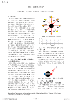 接近・遠離音の知覚