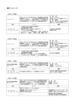 ウィルトーク - 公益財団法人 あいち男女共同参画財団