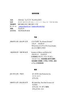 職務経歴書 名前 - WordPress.com