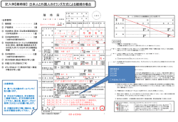 記入例【離婚届】：日本人と外国人のオランダ方式による離婚の場合
