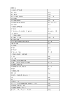 設備備品一覧（PDF：99KB）