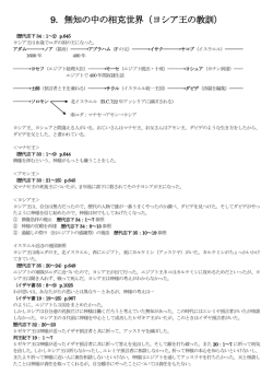 9．無知の中の相克世界（ヨシア王の教訓）
