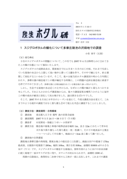 調査月報No.4 （2008年1月30日発行）