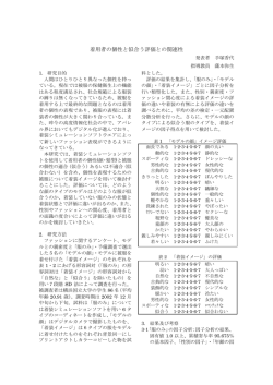 卒論レジュメ - 薩本研究室 薩本研究室
