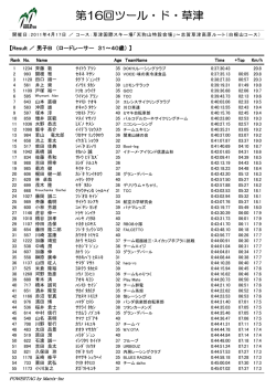第16回ツール・ド・草津