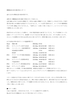416足尾試走レポート（鈴木）