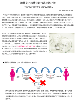 No.102「培養室での検体取り違え防止策」