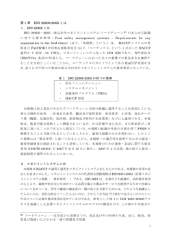 ISO22000：2005