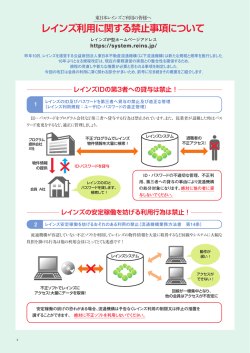 レインズ利用に関する禁止事項について