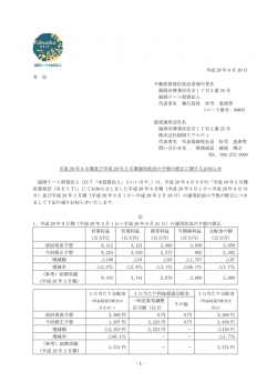 平成 28 年 8 月 30 日 各 位 不動産投資信託証券発行者名 福岡市博多