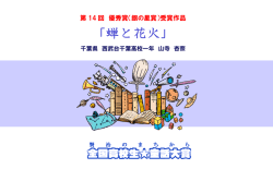 「蝉と花火」