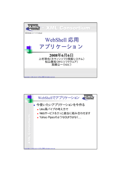 PDF( 276KB) - XMLコンソーシアム