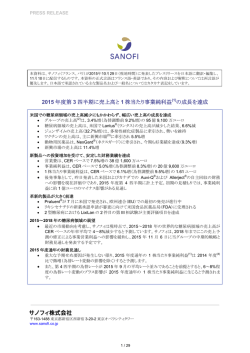 ダウンロード - サノフィ株式会社