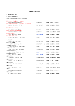 道北B＆Wショウ