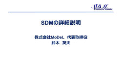 SDMの詳細