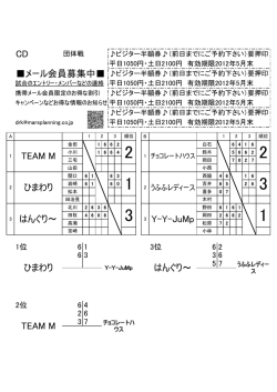 CD TEAM M ひまわり はんぐり～ 3 3 YY