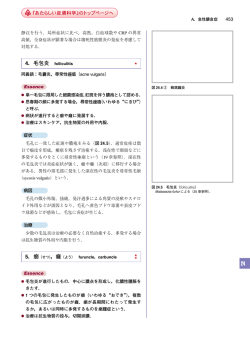 4．毛包炎 folliculitis