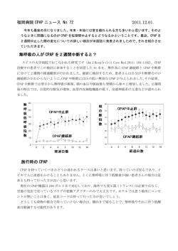 CPAPを中止すると.