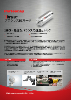 22ECP - 最適なバランスの速度とトルク