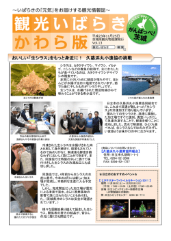 「茨城県郷土工芸品展」 12/5～12/9 開催！ おいしい「生シラス」をもっと