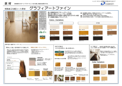 特殊加工化粧シート床材 グラフィアートファイン Color Variation