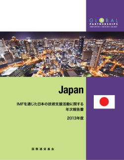 IMFを通じた日本の技術支援活動に関する年次報告書, 2013年度