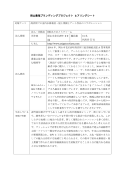 No.1 商店街での室内水耕栽培・屋上菜園とアート作品のコラボレーション