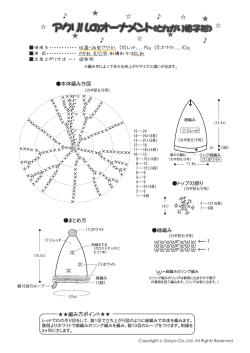アクリルのオーナメント（とんがり帽子形）
