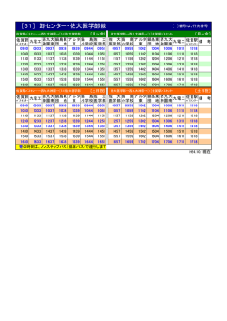 ［51］ 卸センター・佐大医学部線