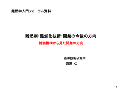 難燃学入門フォーラム資料 2016年10月