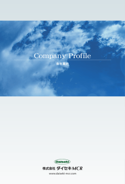 株式会社 - ダイセキMCR