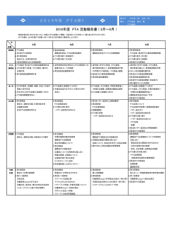 PTA活動報告書 2016年5月～9月