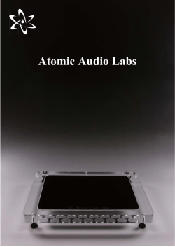 Atomic Audio Labsカタログ2012年11月版（表面）.ai