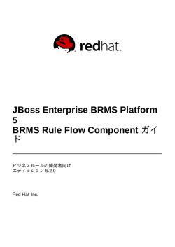 JBoss Enterprise BRMS Platform 5 BRMS Rule Flow Component