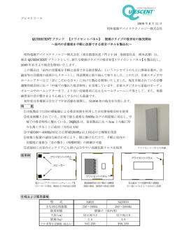 クワイセントパネル - 昭和電線ホールディングス