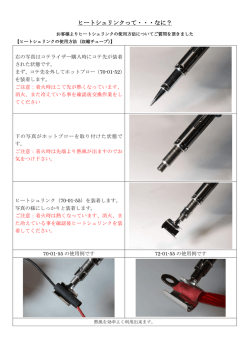 ヒートシュリンクって・・・なに？