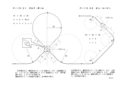 P－15.01 ゴルフ・ボール P－15.02 オン・コーナー
