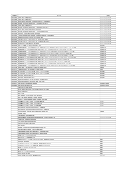 管理番号 タイトル 出版社 V0015453 ジャズ・ギターの軌跡 Vol.2 リットー