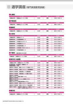 給付金対象コース・学校一覧