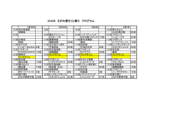 2009 さがみ野さくら祭り プログラム