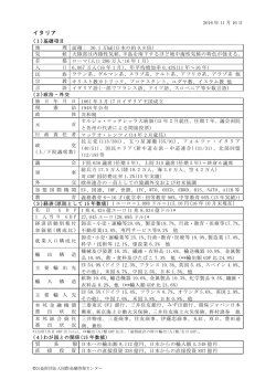 イタリア - 国際金融情報センター