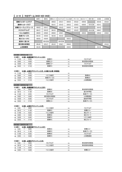 【 U-15 】 70分ゲーム（35分-5分-35分）