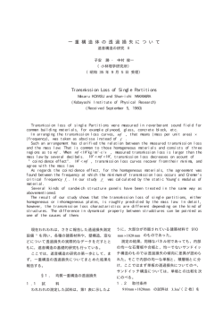 日本音響学会誌, 16, 265-273