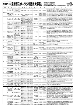 2016見附市スポーツ少年団員募集チラシ.