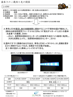 農業用LEDバー（PDF