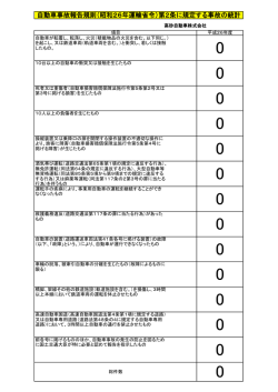 自動車事故報告規則（昭和26年運輸省令）第2条に規定