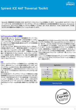 Spirent ICE NAT Traversal Toolkit